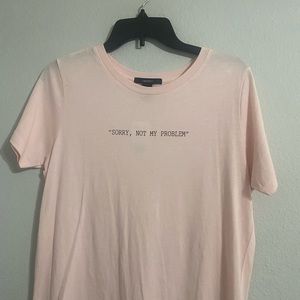 Pink tee